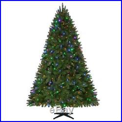 Home Accents Holiday 7.5' Dual LED Pre-lit Lights Sierra Nevada Christmas Tree