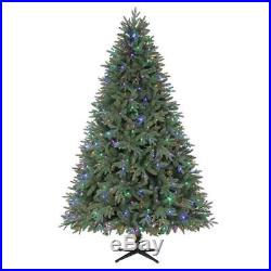 Home Accents Holiday 7.5′ Pre-Lit Harrison Fir Christmas Tree multi/clear lights