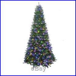 Home Accents Holiday 7 ft. To 10 ft. LED Pre-Lit Adjustable Rising Spruce Tree