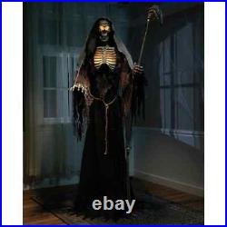 Home Accents Holiday 7ft Inferno Reaper Skeleton Halloween