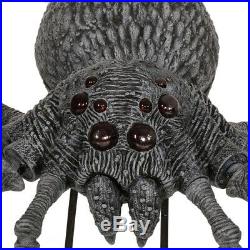 Home Accents Holiday Gargantuan Spider 9 ft. Spooky Light Sounds Poseable Legs