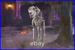 Home Accents Holiday Halloween Home Depot 7 FT Skelly’s Dog NEW FOR 2024