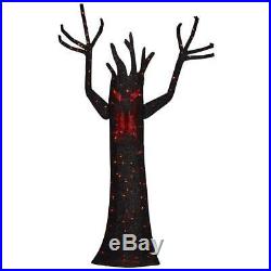 Home Accents Holiday Halloween Tinsel Ghost Tree 72-In LED Animated Creepy Decor