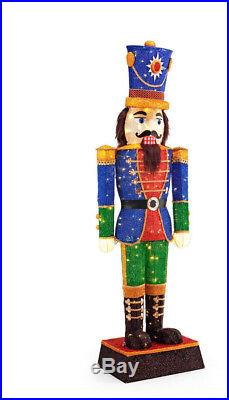 Home Accents Holiday Home Accents Holiday 72 in. LED Tinsel Nutcracker