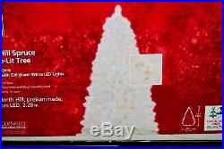 Home Accents Holiday LED PRE-LIT White CHRISTMAS TREE 7.5 ft. North Hill Spruce