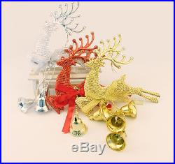 Home Christmas Tree Ornament Deer Chital Hanging Xmas Baubles Party Decoration
