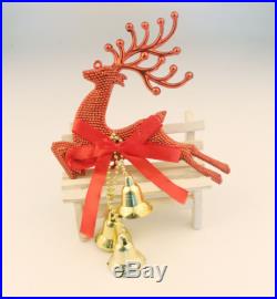 Home Christmas Tree Ornament Deer Chital Hanging Xmas Baubles Party Decoration