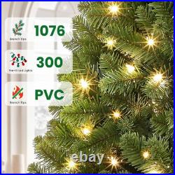 Home Decorators 7.5 ft Pre-Lit Grand Duchess Twinkling Balsam Fir LED Tree T27