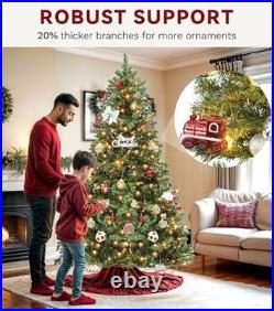 Home Decorators 7.5 ft Pre-Lit LED Grand Duchess Balsam Fir Christmas Tree