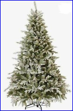 Home Decorators Collection 7.5′ Feel Real Snowy Cambridge Tree