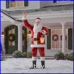 Home Depot Accents 8.5 FT Giant-Sized LED Towering Santa NIB? RARE
