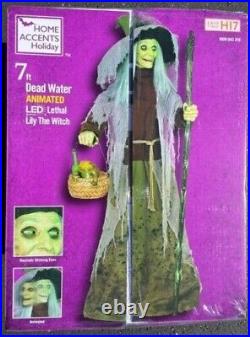 Home Depot Home Accents 7 ft. Animated Lethal Lily Witch 2023 Halloween