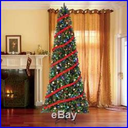 Home Heritage 12′ Cascade Cashmere Christmas Tree with Changing Lights (Used)