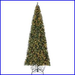 Home Heritage 12 Ft Albany Pre-Lit Artificial Christmas Tree, LED Lights (Used)