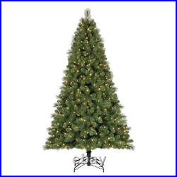 Home Heritage 9′ Artificial Cascade Pine Christmas Tree Color Lights (Open Box)