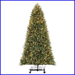 Home Heritage Alaska 6' 7.5' Grow & Stow Dual Colored Light Christmas Tree