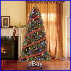 Home Heritage Alaska 7' 9' Grow & Stow Dual Colored Light Christmas Tree