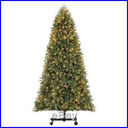 Home Heritage Alaska 7'-9' Grow & Stow Dual Colored Light Christmas Tree (Used)
