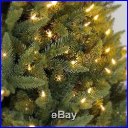 Home Heritage Alaska 7'-9' Grow & Stow Dual Colored Light Christmas Tree (Used)