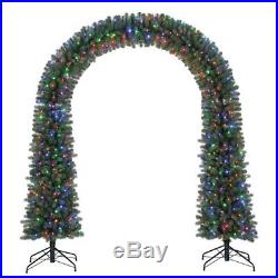 Home Heritage Windham 8' Artificial Pre-Lit Arched Christmas Tree with Lights