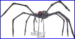 Home Holiday 9 Ft. Gargantuan Spider Realistic Hissing Sounds Metal Stand Base