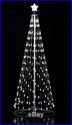 Homebrite 9′ FT Warm White LED Light Christmas Tree & Remote Indoor Outdoor 108
