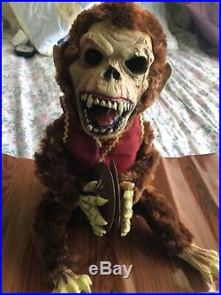 Horror Toy Clapping CREEPY KILLER Monkey DOLL Prop Decoration. Retail $350