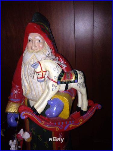 House of Hatten 23 Tall Impressive Santa Bringing Gifts 2003