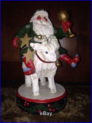 House of Hatten Santa Riding A Billy Goat 1992