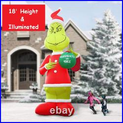 How The Grinch Stole Christmas 18' Inflatable Dr. Seuss XMAS Outdoor Decoration