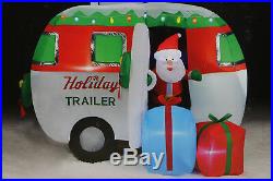 Huge 10' NEW Camper RV Christmas Lighted Airblown Inflatable Santa Airstream
