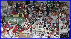 Huge 90+ pc Lot Dept 56/LEMAX/LEFTON/No-Brand Christmas Village Access/Figurines