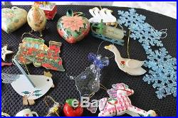 Huge Lot 90 OLD VINTAGE MISC ASSORTMENT Christmas Ornaments