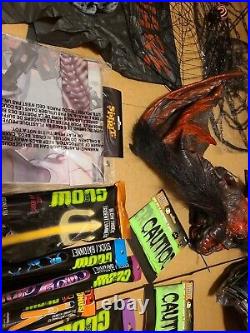 Huge NewithUsed Halloween Decorations Lot Skeletons Glow Sticks Spiders Bat More++ Huge NewithUsed Halloween Decorations Lot Skeletons Glow Sticks Spiders Bat More++
