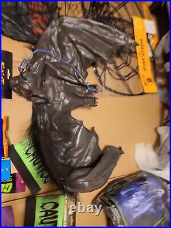 Huge NewithUsed Halloween Decorations Lot Skeletons Glow Sticks Spiders Bat More++ Huge NewithUsed Halloween Decorations Lot Skeletons Glow Sticks Spiders Bat More++