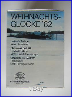 Hutschenreuther Weihnachtsglocke Porz. 1982 Küstenland (meine Art. Nr. 1982-2)