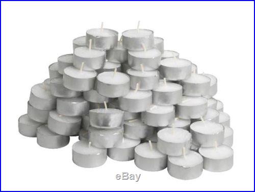 IKEA 100 Tealight Candles Unscented Home Holiday Party Decor GLIMMA