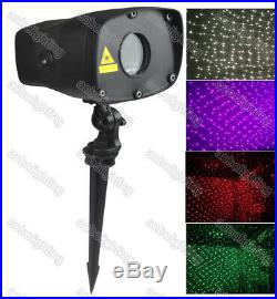 IP65 7 color Outdoor Laser Light Projector Garden Decor Xmas Party Lazer Show DJ