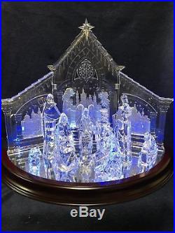 Icy Craft Deluxe Christmas Nativity crystal-like Acrylic 80362T