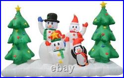 Impact Select Inflatable Snowman Family 8 FT Wide