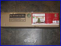 Indiana Spruce 4 ft Artificial Pre-Lit Clear Lights Christmas Tree withBase NIB