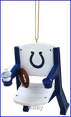 Indianapolis Colts Stadium Chair Christmas Ornament