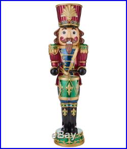 Indoor/Outdoor Christmas 6ft (1.8m) Musical Nutcracker With 34 LED Lights New UK