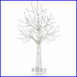 Indoor/Outdoor Christmas 7ft (2.13m) LED Fully Twinkling Birch Twig garden Tree