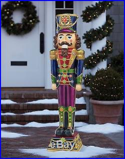 Indoor Outdoor Christmas Decoration 6 ft LED Nutcracker Holiday Statue