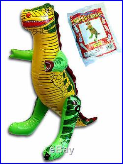Inflatable Blow Up Dinosaur Boys Girls Toy Party Bag Christmas Stocking Filler