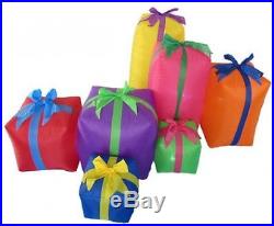 Inflatable Christmas Gift Boxes Home Yard Garden Outdoor Party Holiday Decor New
