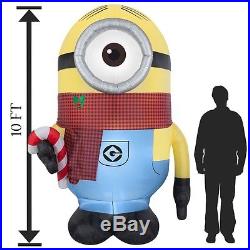 Inflatable Christmas Minion Airblown Minions Gemmy Outdoor Decoration Despicable
