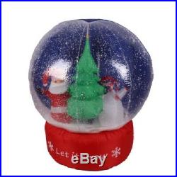 Inflatable Christmas Snowball Toy Tree Snowman Snow Globe Yard Decoration Supply