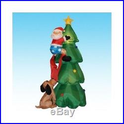 Inflatable Christmas Tree Santa Claus Airblown Outdoor Decor 6ft Holiday Yard